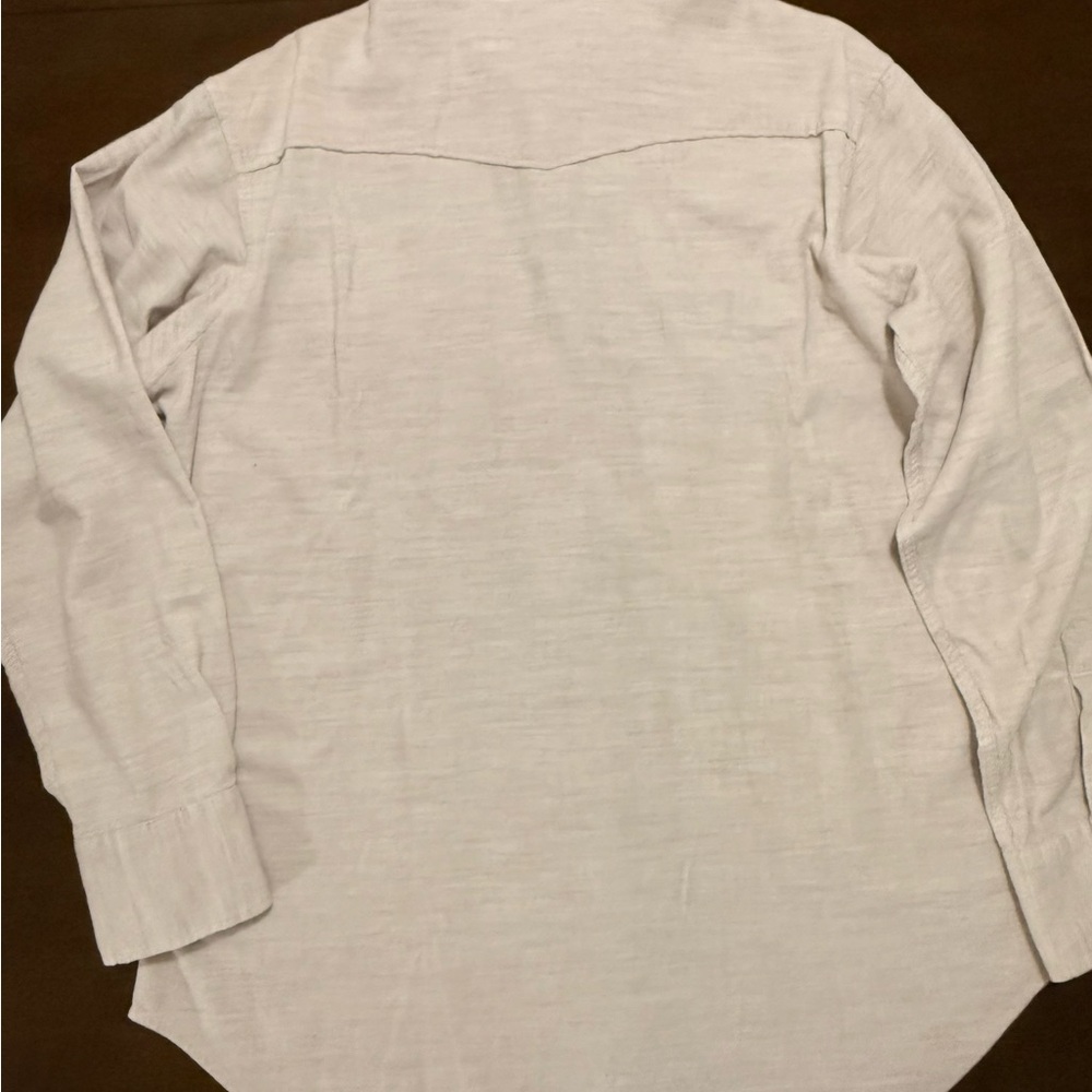 Polo by Ralph Lauren Women's Cream Button Down Shirt - Picture 4 of 5